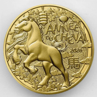 Год лошади 1/4 евро 2026 Франция