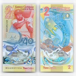 40 лет Центральному банку 2 доллара 2023 Восточные Карибы (UNC)