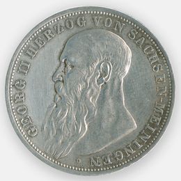Георг II 3 марки 1913 Германия (Мейнинген)