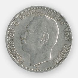 Фридрих II 3 марки 1911 Германия (Баден)