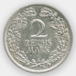 2 рейхсмарки 1925 Германия (А)