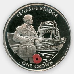 Мост Пегас 1 крона 2004 Гибралтар (сост. UNC)