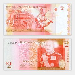 Банкнота 2 паанга 2009 Тонга (сост. UNC)