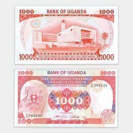 Банкнота 1000 шиллингов 1986 Уганда (сост. UNC)