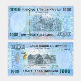 Банкнота 1000 франков 2019 Руанда (сост. UNC)