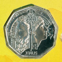 Новый год. Янус 5 евро 2021 Австрия (буклет)