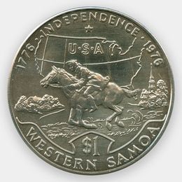 200 лет независимости США 1 тала 1976 Самоа