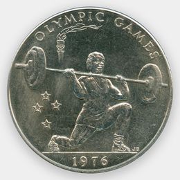 Олимпийские игры. Штангист 1 тала 1976 Самоа