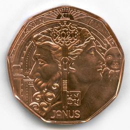 Янус 5 евро 2021 Австрия 