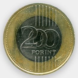 200 форинтов 2009-2011 Венгрия (сост. Very Good)