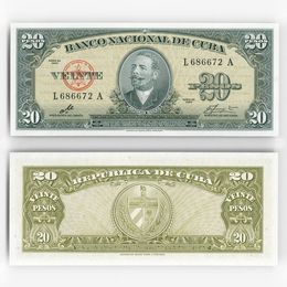 Банкнота 20 песо 1960 Куба (сост. UNC)