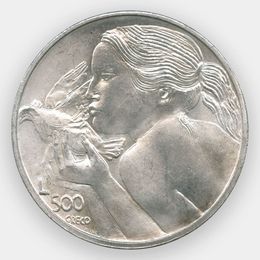 500 лир 1973 Сан-Марино