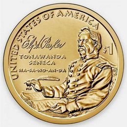 Сакагавея. Эли Сэмюэл Паркер (D) 1 доллар 2022 США
