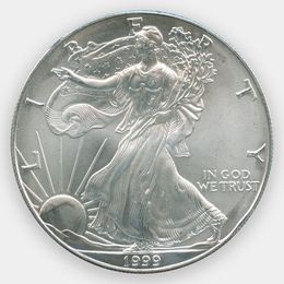 Шагающая Свобода 1 доллар 1999 США