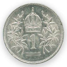 1 крона 1912 - 1916 Австрия (XFine)