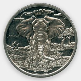 Слон 1 доллар 2007 Сьерра-Леоне (сост. Proof)