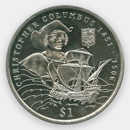 Христофор Колумб 1 доллар 2006 Сьерра-Леоне (сост. Proof)