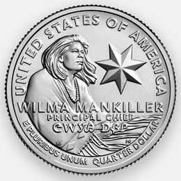 Женщина-вождь Вилма Мэнкиллер 25 центов 2022 (P) США