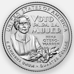 Суфражистка Аделина Отеро-Уоррен 25 центов 2022 (D) США