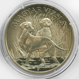Венгерская выжла 2000 форинтов 2019 Венгрия (сост. Proof)