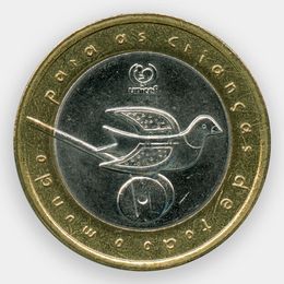 ЮНИСЕФ 200 эскудо 1999 Португалия (сост. XFine)