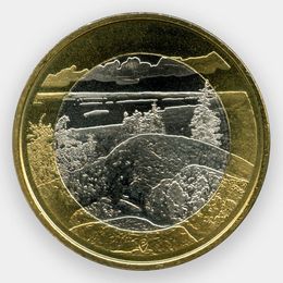 Национальный парк Коли 5 евро 2018 Финляндия (сост. about UNC)