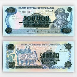 Банкнота 500000 кордоба 1985 Никарагуа (сост. UNC)