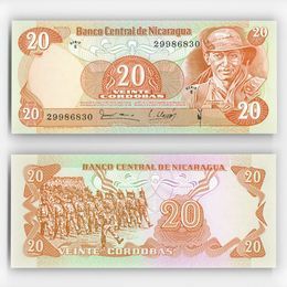 Банкнота 20 кордоба 1979 Никарагуа (сост. UNC)