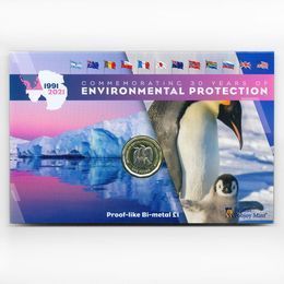 Протокол по охране окружающей среды 1 фунт 2021 Британская антарктическая территория (сост. UNC)