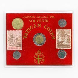Набор монет и марок Ватикана (5 монет, 5 марок)