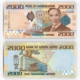 Банкнота 2000 леоне 2010 Сьерра-Леоне (сост. UNC)