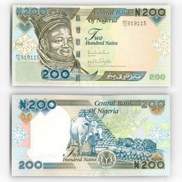 Банкнота 200 наира 2009 Нигерия (сост. UNC)