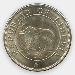 2 цента 1941 Либерия (сост. UNC)