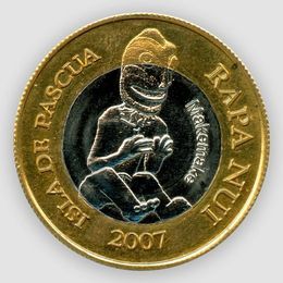 200 песо 2007 Чили (Остров Пасхи) (сост. UNC)