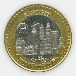 Кубок Томаса и Убер 1 ринггит 2000 Малайзия (сост. Very Fine)