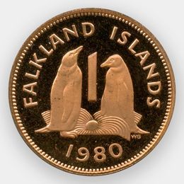 1 пенни 1980 Фолклендские острова (сост. Proof)