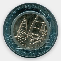 На воде 10 евро 2021 Германия (сост. UNC)