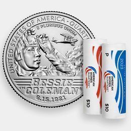 Лётчица Бесси Колман 25 центов 2023 (P) США
