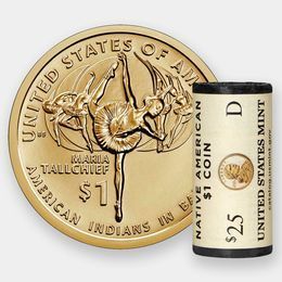 Сакагавея. Мария Толчиф (D) 1 доллар 2022 США