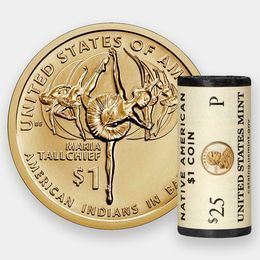 Сакагавея. Мария Толчиф (P) 1 доллар 2022 США