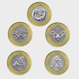 Сакский стиль 100 тенге 2022 Казахстан (5 монет)
