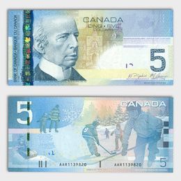 Банкнота 5 долларов 2006 Канада (сост. UNC)