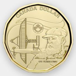 175 лет со дня рождения Александра Грейама Белла 1 доллар 2022 Канада