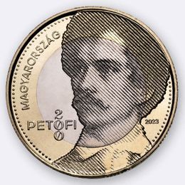 Шандор Петёфи 200 форинтов 2023 Венгрия (UNC)