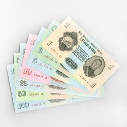 Банкноты 1-100 тугриков 1955 (7 банкнот) Монголия (сост. UNC)