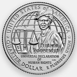 Элеонора Рузвельт 25 центов 2023 (D) США