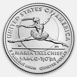 Балерина Мария Толчиф 25 центов 2023 (D) США
