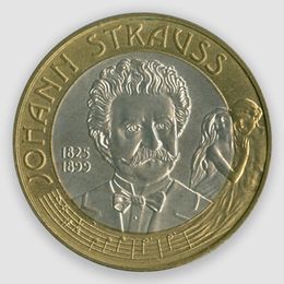 Иоганн Штраус 50 шиллингов 1999 Австрия