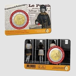 75 лет женского избирательного права в Бельгии 2 евро 2023 Бельгия