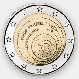 Йосип Племель 2 евро 2023 Словения